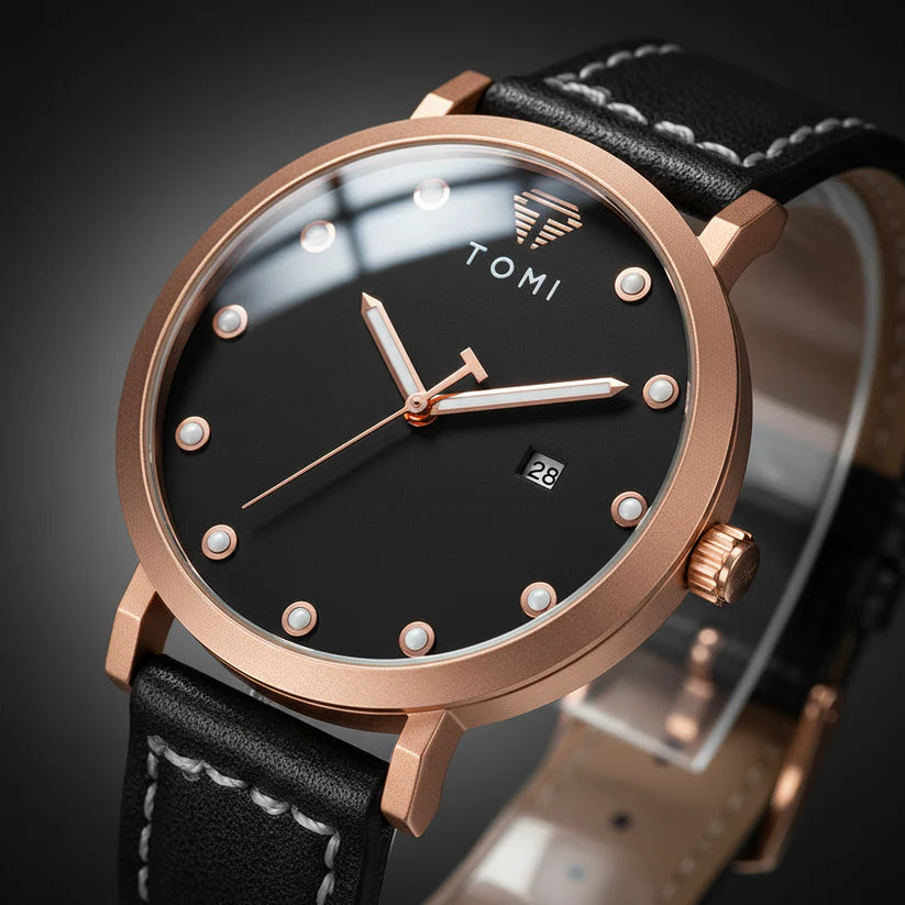 TOMI T-074 Luxury Watch Date Quartz