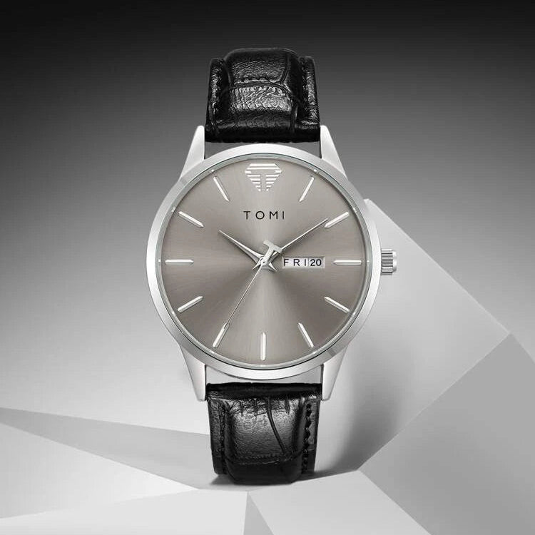 TOMI T-045 Day Date Quartz Wrist Watch For Men