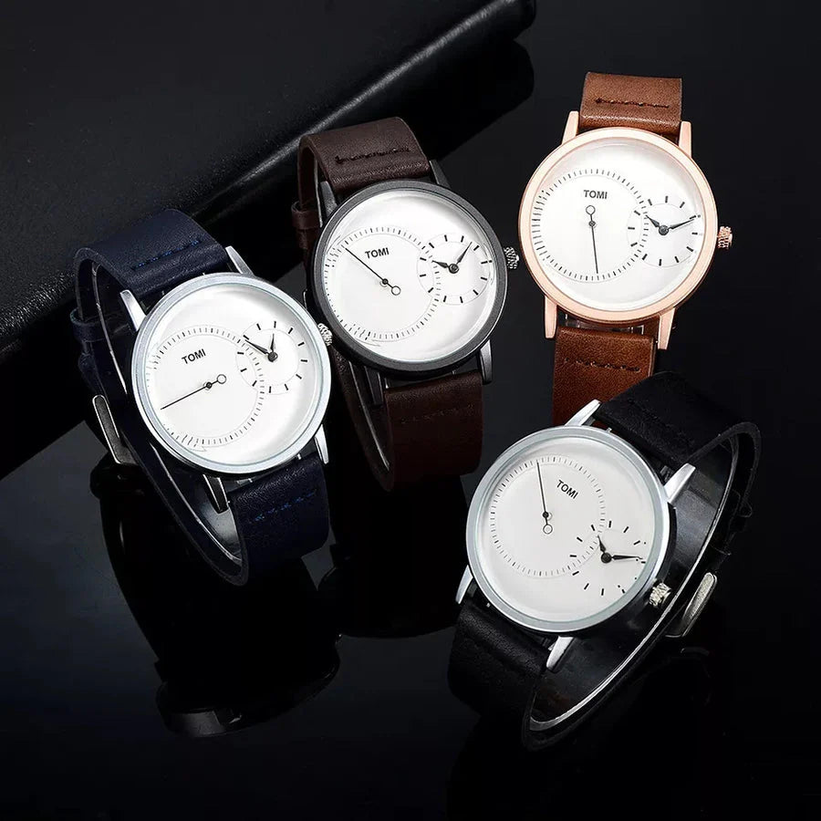 TOMI T-087 Vintage Classic Unisex Watch