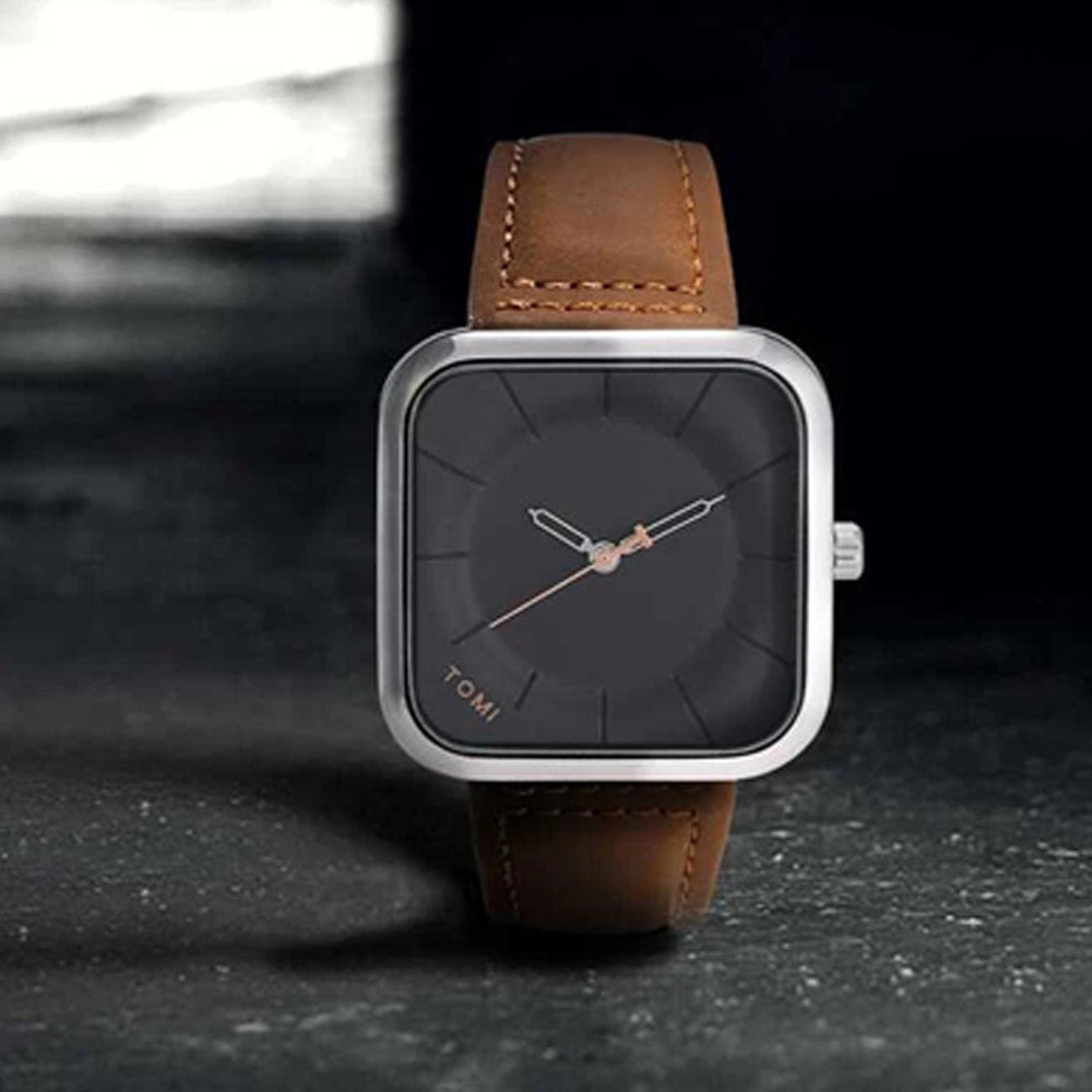 TOMI T-093 Square Dial Men's Wrist Watch