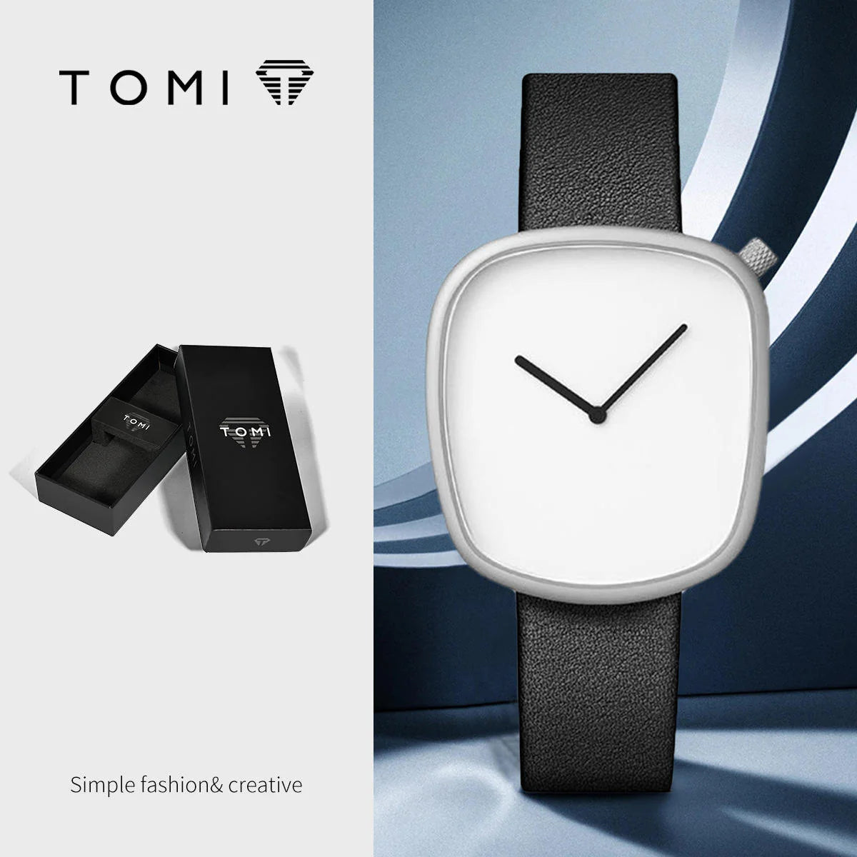 TOMI T-077 Unisex Casual Quartz Wrist Watch