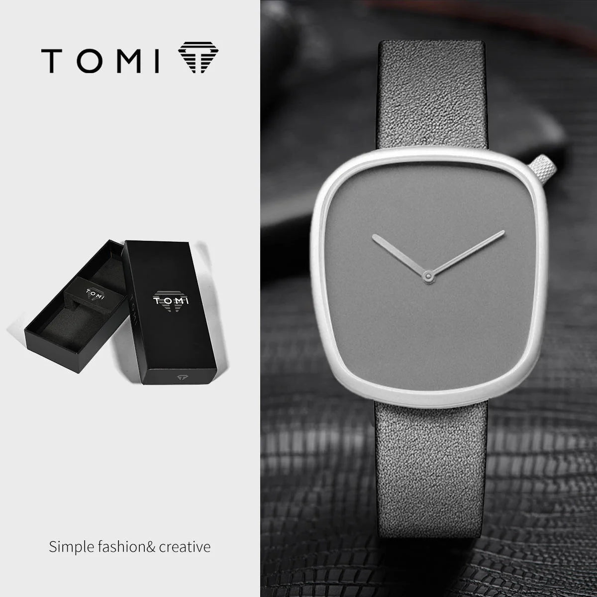 TOMI T-077 Unisex Casual Quartz Wrist Watch