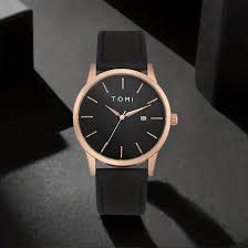TOMI T-071 Watch For Men Date Quartz Round Shape