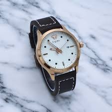 TOMI T-071 Watch For Men Date Quartz Round Shape