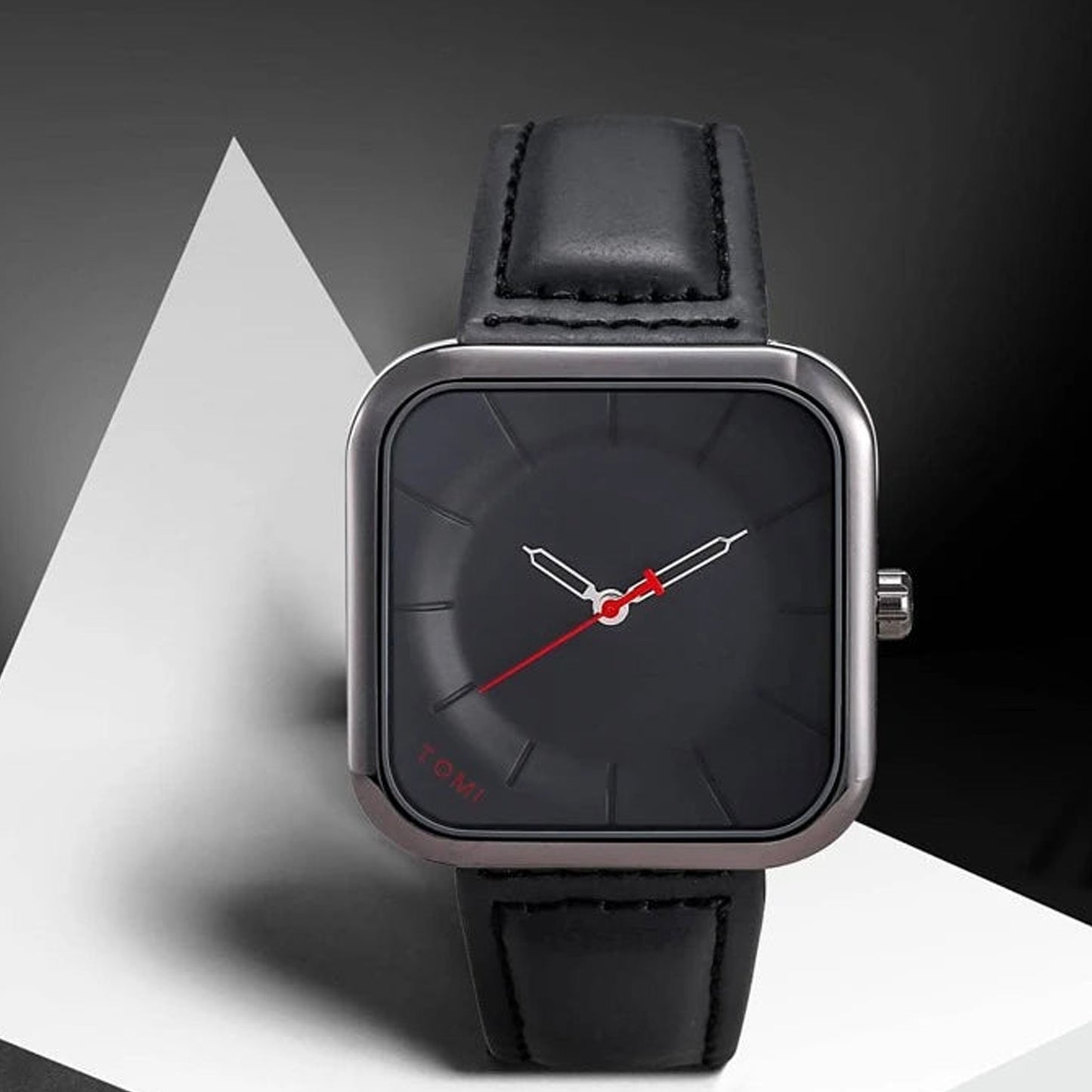 TOMI Original T093-Square Dial Straps Watch for Men