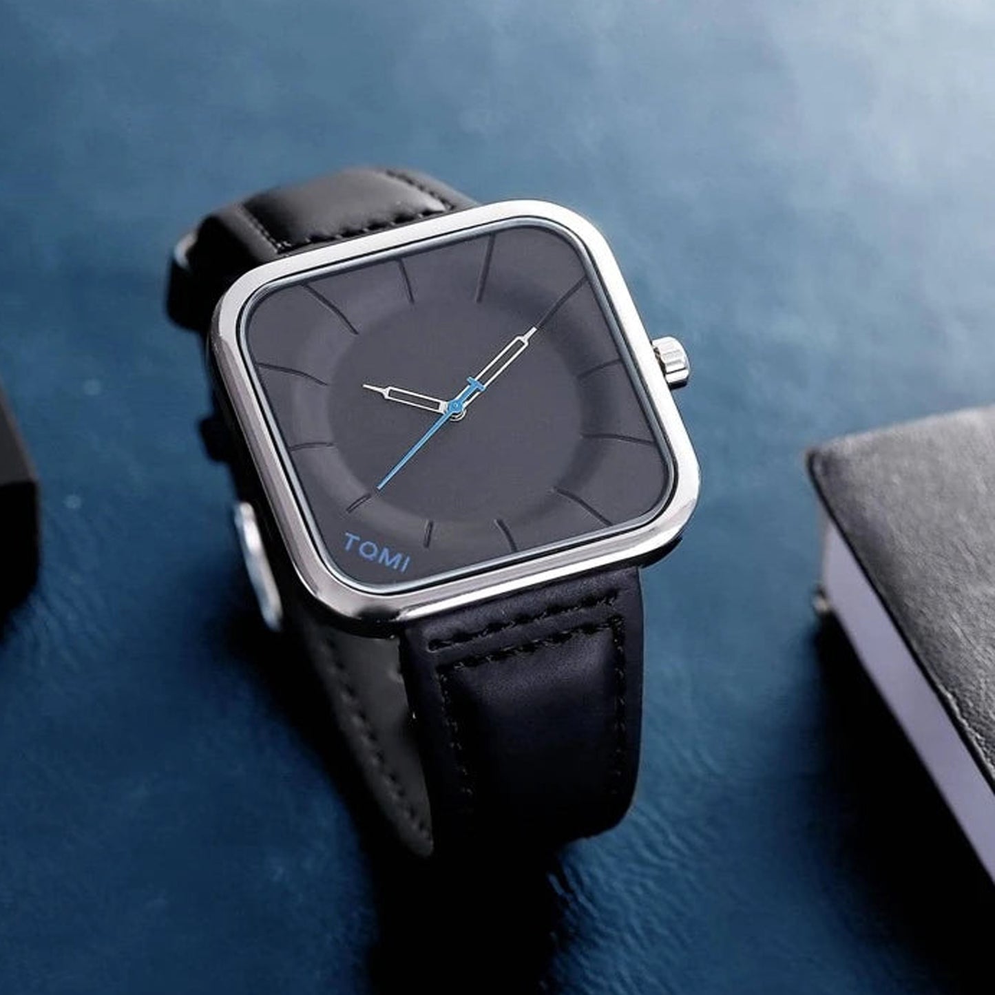 TOMI Original T093-Square Dial Straps Watch for Men